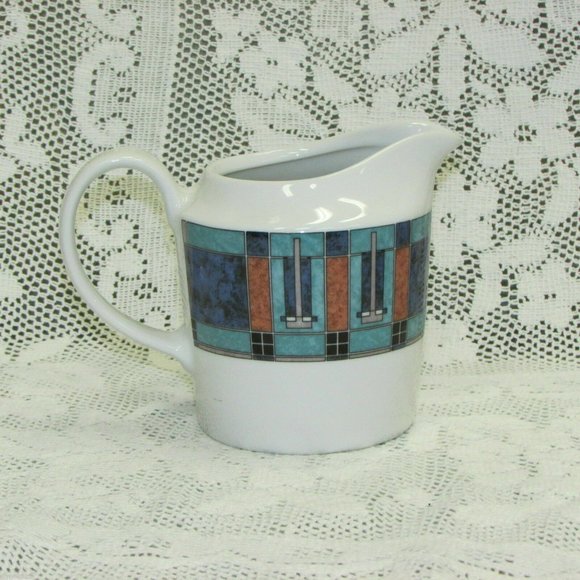 1990's Pfaltzgraff Atmosphere Cityscape Creamer Vintage - Picture 1 of 4